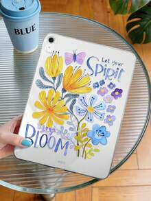 1 ốp lưng mềm TPU với hình minh họa hoa vàng và bướm, tương thích với iPad Mini 1/2/3/Mini4/Mini5/Mini6/Mini7/Air/Air2/9.7/10.2/10.5/Air4/Air5/10.9/Pro 11-Inch/10th Gen/Air 11-Inch (M3) 2025/Pad (A16) 11 Inch 11th Generation 2025/ Air 8(M4)2026(11-Inch), A7/A8, vỏ mềm siêu mỏng nhẹ, thiết kế tối giản/thanh lịch/cá tính/dễ thương/tươi mới, ốp bảo vệ máy tính bảng trong suốt không có khe cắm bút. - Nhiều màu - Xem 3