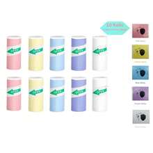 Papel fotográfico de mini impresora de IA - Pegatinas de papel térmico autoadhesivo para impresión inalámbrica, 57 mm, blanco, compatible con etiquetadoras y impresoras de recibos, ideal para organización de oficina y gestión de inventario - Ver 15