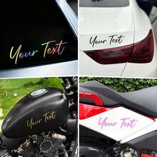 1/5/10Pcs Personalized Custom Name Text Content Sticker, Romantic Wedding Gift Box Balloon Sticker, Birthday/Anniversary/Wedding/Meeting Gift, DIY Gift, Handmade, Handwritten, Wedding Sticker, Gift Sticker For Glass, Cup, Roller, Balloon Etc - Multicolor - View 4