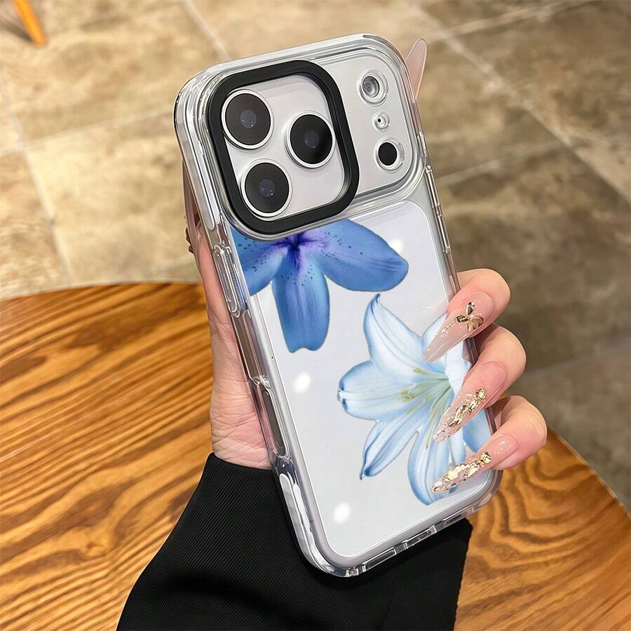 スマホケース：シンプル プリント レディース スマホケース おしゃれデザイン 対応17pro Max/17pro/17/11/12/13/14/15/15Pro/15PluS/15Pro Max/16/16Pro/16PluS/16Pro Max/MIN/X/XR  ソフト TPU 耐衝撃 傷防止 カメラレンズ保護 日常使い インスタ映え - 白边 - チェックする 1