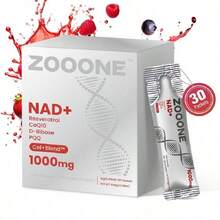 ZOOONE 1000mg NAD+ Berry Flavor Drink Mix For Skin Aging Support, Energy, And Focus - 30 Pack - - Berry - View 1