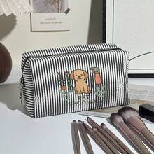 Túi đựng dụng cụ chăm sóc thú cưng bằng vải canvas lấy cảm hứng từ thiên nhiên, túi đựng đồ du lịch chất lượng cao dành cho sinh viên. - Nhiều màu - Xem 3