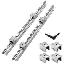 SBR20 Linearführungsschiene 500/800/1000mm, Präzise Führungsschiene mit 4 Gleitblöcken für Industrie und Werkstatt - SBR20-20*800mm - Übersicht 9