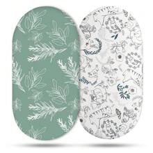 2pcs Baby Crib Fitted Sheets, Soft & Comfortable For Infant Mattress (32" X 16"), Suitable For Oval And Rectangular Cribs - Bassinet Sheet-so - View 15