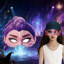 12 chiếc mặt nạ giấy chủ đề nhóm nhạc nữ K-Pop, mặt nạ nửa mặt hình nhân vật hoạt hình, quà tặng cho người hâm mộ và bạn bè, quà tặng ngày lễ và năm mới. - Nhiều màu - Xem 7