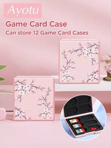 Ayotu Compatible With Switch/Switch OLED/Switch Lite Cherry Blossom Tree Pattern Game Console Shell And Accessories, The Package Includes A Protective Case, Storage Bag, Base Shell, Handle Protective Cover And Other Styles Of Accessories To Choose From. - Multicolor - View 16