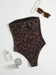 Bộ bikini không dây họa tiết da báo dành cho nữ, thiết kế ôm eo siêu gợi cảm, thích hợp cho kỳ nghỉ biển, bộ đồ bơi thời trang không thể thiếu cho mùa xuân/hè 2026, đồ bơi đa năng phù hợp cho tiệc sinh nhật, tập thể dục hàng ngày, trang phục thường ngày thanh lịch, kỳ nghỉ và các hoạt động giải trí. - Nhiều màu - Xem 4