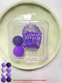 Set de 3 piezas de juguetes antiestrés, incluye piedras sensoriales táctiles, bolas magnéticas (estilo aleatorio) y juguete retorcido de cristal. Fabricado en material ABS, juguetes antiestrés portátiles y multifuncionales, juguetes de viaje, adecuados como regalos para Pascua, San Valentín y cumpleaños - Multicolor - Ver 17