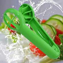 1/2pcs Grape, Cherry Tomato And Strawberry Slicer | Green Multifunctional Fruit & Vegetable Slicer | Blade-Free Design | Easy-To-Use Kitchen Tool | Quickly Slice Grapes, Cherry Tomatoes, Strawberries And Small Fruits | Great For Salads, Snacks And Party Platters | Compact And Lightweight | Essential Kitchen Accessory For Daily Fruit Cutting - Multicolor - View 10