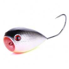 Mồi câu cá Hengjia 8cm/13g dạng crankbait với một lưỡi câu, dụng cụ câu cá ngoài trời, mồi cứng nhân tạo. - Nhiều màu - Xem 5