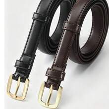 3 piezas Cinturones de mujer, nuevos cinturones versátiles casuales y de negocios, duraderos, adecuados para decoración, verano, escuela, otoño, Halloween y otras ocasiones - multicolor - Ver 30