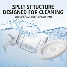 Powerful 304 Stainless Steel Portable Electric Food Chopper And Processor - 350ml Plastic Mini Wireless USB Handheld Garlic Slicer, Suitable For Vegetables And Meats - Dark Green - View 7