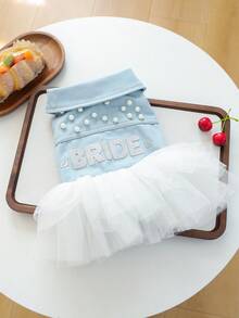 1 bộ váy cho thú cưng, quần áo cho chó, hàng mới về mùa xuân/hè, váy công chúa thường ngày cho chó nhỏ. - Nhiều màu - Xem 13