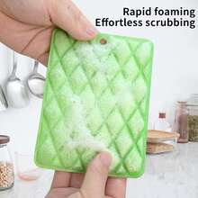 10pcs Multi-Functional Magic Cleaning Sponges - Double-Sided Scratch-Free Kitchen Sponges With Non-Slip Handles, Durable And Easy To Clean, Suitable For Dishes, Countertops, Cars And Outdoor Use, Kitchen Cleaning Supplies, Countertop Cleaning - Multicolor - View 2