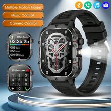 2026 Unisex High-Definition Touch Screen Smart Watch: Calling/Wireless Messaging/Multiple Sports Modes/Remote Camera/Fitness Tracker, USB Charging, LED Outdoor Light, Silicone Strap, Smart Connection, Suitable As Holiday Gift For Couples, Elders, Friends, Classmates - Multicolor - View 13