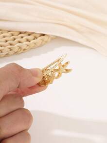 2pcs Fashion Ocean Seashell Starfish Alloy Hair Clips, Marine Elements For Beach Vacation Photo Shoot, Women Accessories,Bobby Pin,Hair Claws - Multicolor - View 3