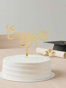 5pcs/1pc Hiasan Kue Wisuda, Rayakan Prestasi, Tambahkan Dekorasi untuk Pesta Wisuda, Cocok untuk Dekorasi Cupcake - beraneka warna - View 8