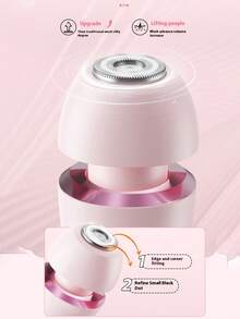 SKYWORTH 女士二合一电动剃须刀和比基尼修剪器 - USB充电式干湿两用女士剃须刀，适用于腿部和腋下 - 小巧旅行尺寸，适合度假、健身和浴室使用 - Silk Glide Pro - 查看 4