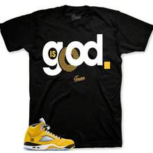 Camiseta a juego con las AJs5 Tokyo Retro 5 - God Sneaker Tees - forma - Ver 1