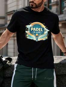 Magliette oversize da uomo - nero - Visualizzare 2
