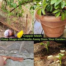 Pure Copper Mesh Rodent Pest Control, Copper Wire Mouse Trap For Wall Cracks, Holes, Plant Protection And Seed Protection, Fine Metal Wire Mesh Roll For Mouse Hole Filling, Indoor And Garden Rodent Snail Slug Repellent And Trap - Multicolor - View 6