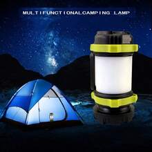 High Lumen Tactical Spotlight And LED Camping Lantern Combo With USB Power Bank, IP6 Waterproof Heavy Duty Searchlight Featuring 500 Meter Distance, Power Display, 4 Modes, And Red Strobe For Power Outages And Night Hiking - Multi-mode Tent Lamp - View 9