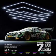 Coche de carreras RC 4WD 2,4G, todoterreno de alta velocidad, Control remoto, juguetes de deriva 1:16 con luz LED, coche deportivo de carrera para niños, regalo - KM16199-211 - Ver 5