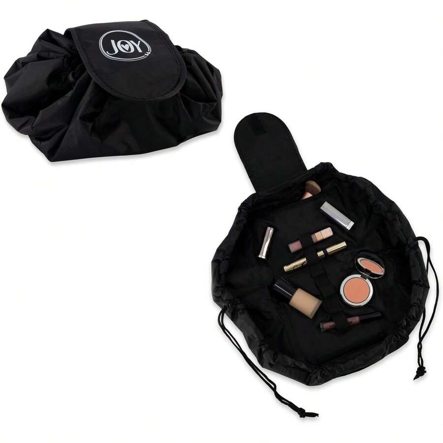 Bolsa de Cosméticos con Cordón Resistente al Agua, Organizador de Viaje Negro 56cm - 1 - Ver 1