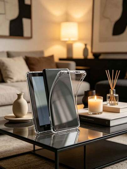 1 chiếc ốp lưng mềm TPU tương thích với Kindle thế hệ thứ 10 năm 2019, đệm khí 4 góc, chống rơi, vỏ bảo vệ trong suốt cho máy đọc sách điện tử Kindle Paperwhite thế hệ thứ 10 năm 2018.