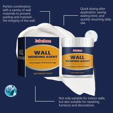 Wall Repair Paste Kit, Home Use Wall Hole, Crack, Nail Hole Filler And Paint Set - C - View 8