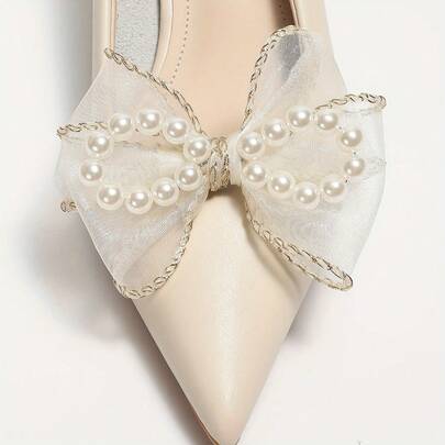 1 par de clips de zapatos elegantes y de moda, adecuados para tacones altos y zapatos planos, un regalo exquisito para mujeres y niñas