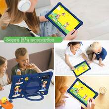 Funda para tableta Android de 10.1 pulgadas para Callsky-Tab 10.1 pulgadas, Cpad 10/Aiprotablet C20e/Moderness MB1001/ECOPAD 10.1/BYYBUO A10/ONN 10.1" Tablets for M40 10.1 pulgadas/Tablets for M40 Pro 10.1 pulgadas/Tablets for P20HD 10.1 pulgadas/Tablets for P30 10.1 pulgadas - Azul oscuro - Ver 5