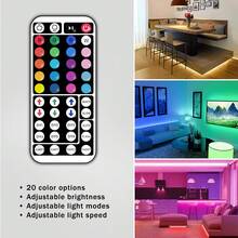 16ft-100ft RGB LED Lights For Room Decor, Color Changing Lighting With Smart APP And Remote Control, Music Sync LED Strip Lights For Home Decor, Kitchen, Bedroom, Holiday Decor, TV Backlight, PC Decor - Multi-color light - View 5