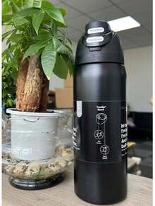 32盎司带把手保温杯，双层真空不锈钢水瓶，优质夏季补水装备，便携实用旅行杯，冰咖啡杯，适合户外露营、徒步、驾车、旅行，馈赠佳品 - 彩色 - 查看 4