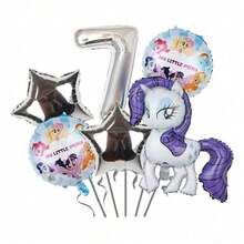 Hasbro 主题数字生日铝箔气球套装，生日派对装饰 - 查看 9