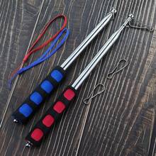 6.5ft Retractable Handheld Flag Pole 2 Pieces Set, Stainless Steel Telescopic Flag Pole With Guide Pointer And Pointer Function, Suitable For Tour Guide And Classroom Teaching - Multicolor - View 7