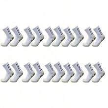 10 Pairs Of Men's Anti Slip Football Socks, Basketball Sports Anti Slip Socks, Anti Slip Straps, Anti Slip Pads, Grip Socks - 彩色 - 查看 10