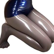 Anti‑Snagging Ultra-Thin Ice Silk Stockings, Plus Size Pure Style White Silk, Summer Fashion Women Legwear - 愛思/絲[黑色] - 查看 5
