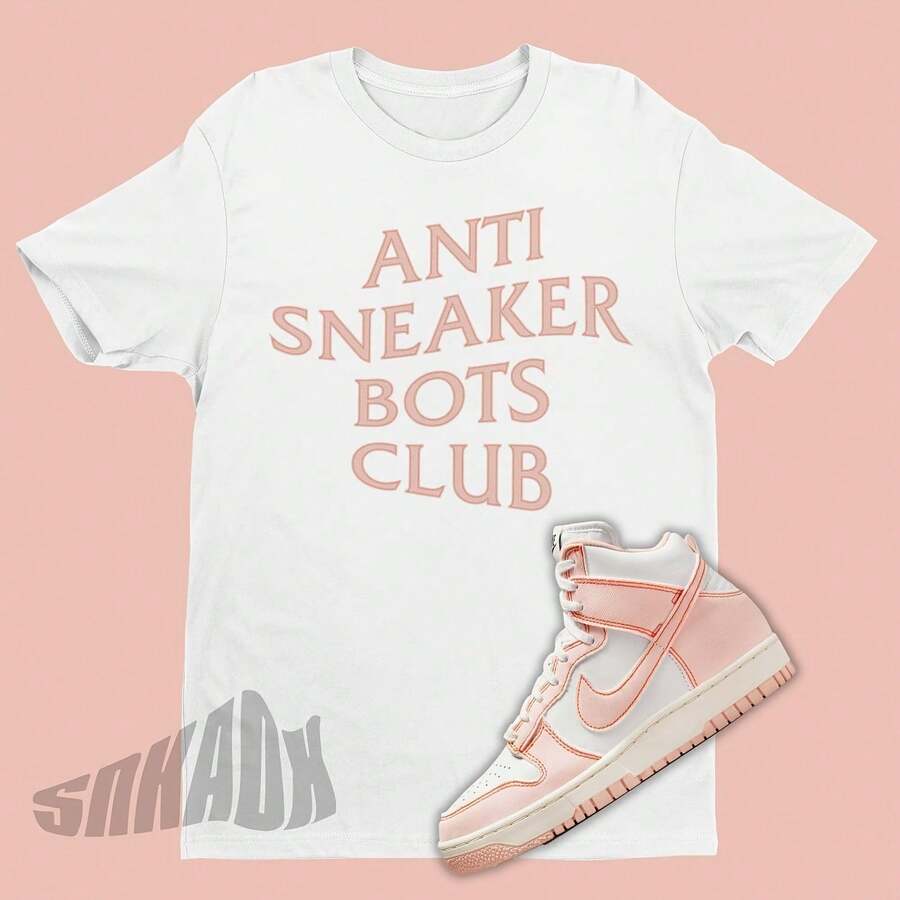 Dunk Arctic Orange Sneaker Match Tee - Camiseta Anti Sneaker Bots Club a juego con Retro Dunks - Anti Tee - forma - Ver 1