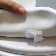 Cubierta impermeable para asiento de inodoro diseñada para uso en el baño, que ofrece una alfombrilla suave y protectora para el inodoro y un accesorio para la tapa del inodoro, perfecto para la decoración del hogar, ayudando a mantener el asiento limpio y cómodo mientras agrega un toque práctico a los artículos esenciales del baño diario - Multicolor-2 - Ver 8