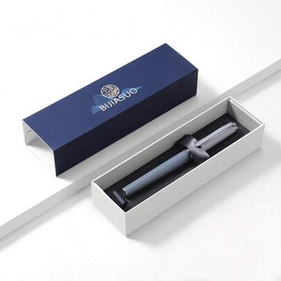 1 chiếc bút bi đa năng chất lượng cao bằng kim loại, viết trơn tru, dùng để ký tên, văn phòng phẩm, quà tặng lý tưởng cho nam giới, chồng, Ngày của Cha, và sử dụng hàng ngày khi đi học.