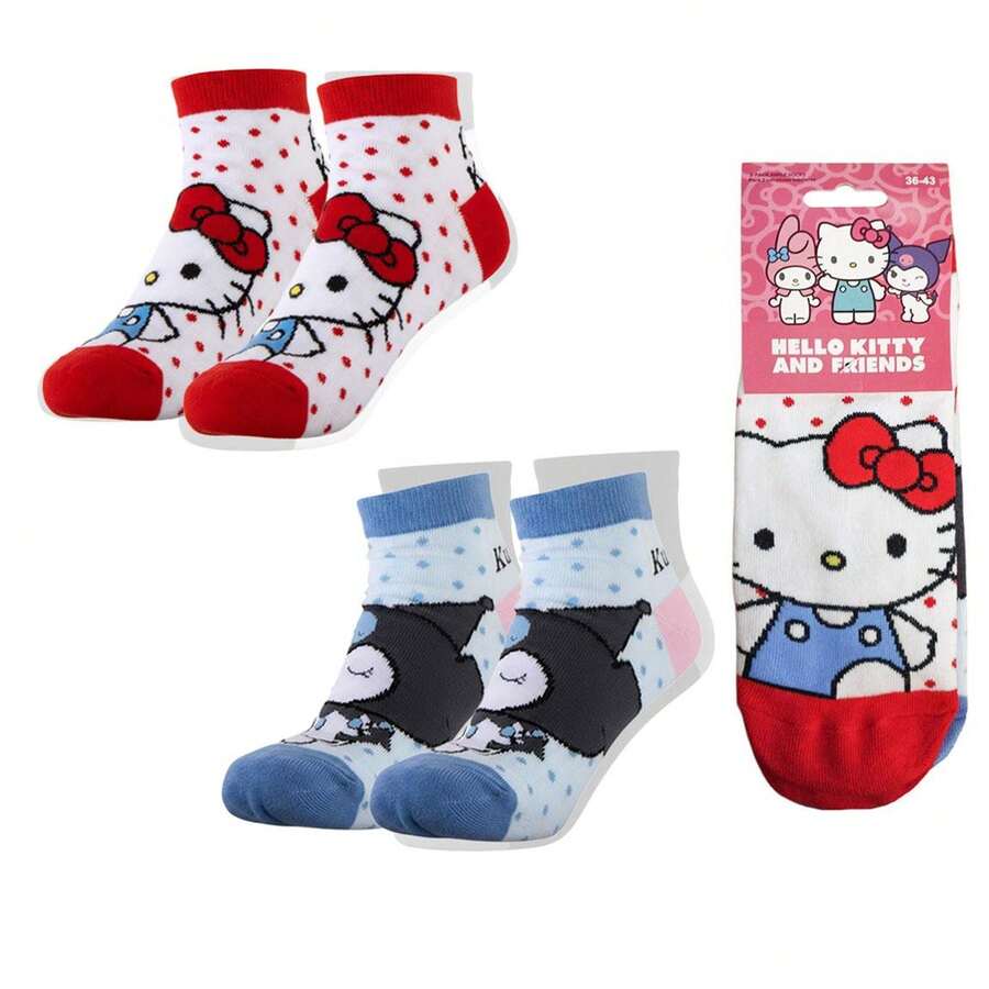 SANRIO Cerdá Pack Calcetines Licencia Oficial - Diferentes Modelos Disponibles - Envío GRATIS ✅ Entrega 24/48h a España (península) - Opción 2 - Ver 1