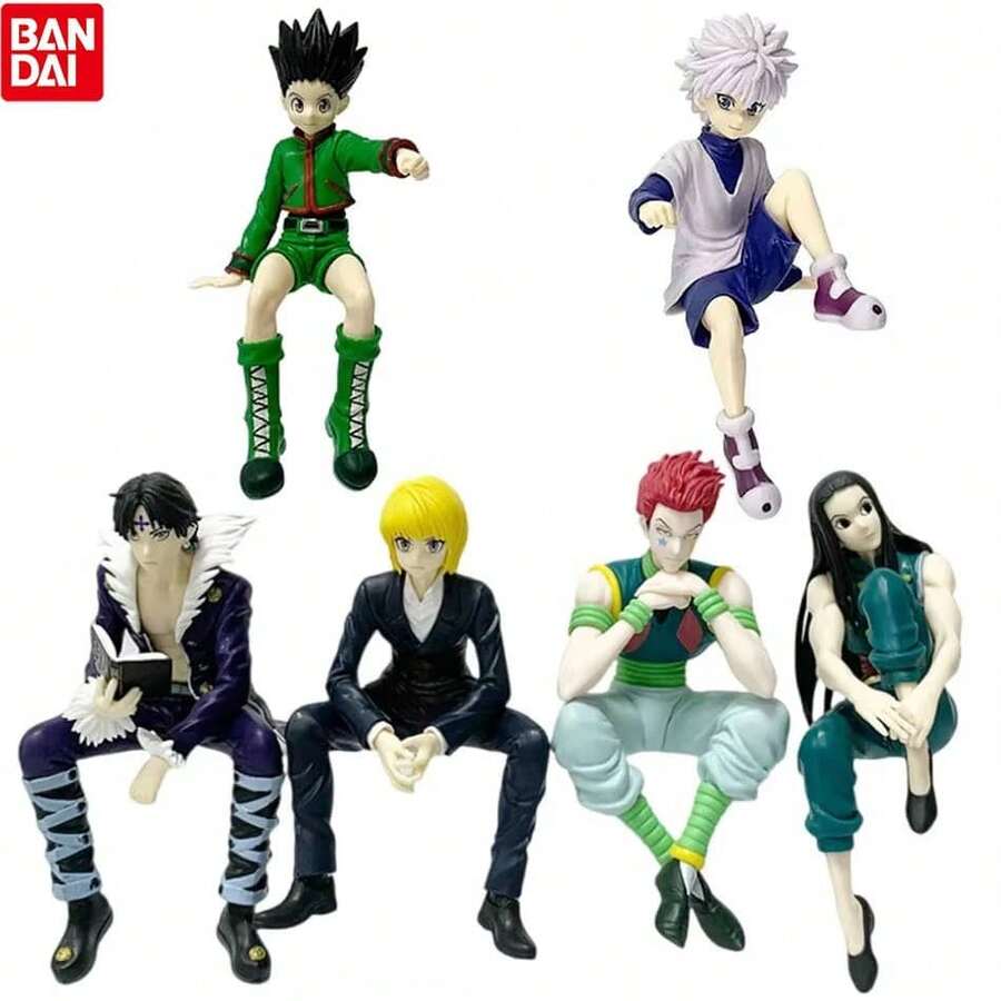 bandai 動漫人偶 PVC 娃娃 幻影旅團 希索 壓麵桌上娃娃 房間裝飾 | 完美的父親節禮物 - 生日、週年紀念、畢業、返校、日、婚禮季和節日禮物,粉絲收藏展示,動漫主題派對贈品和 Cosplay 道具,收藏級娃娃禮物 - 彩色 - 查看 1