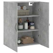 vidaXL Armoires de rangement - Gris - Voir 5