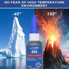 1-3 lọ keo epoxy đen 480, trọng lượng 35g/lọ, khô nhanh, chống thấm nước, chịu nhiệt, thích hợp cho lốp xe, giày dép, cao su, nhựa, kim loại và các dự án DIY. - Nhiều màu - Xem 4