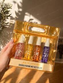 Sol Cheirosa Perfume Mist 4-Pack Set For Women – Mini Travel Size 30ml (1 Fl.Oz) Each, Fragrance Collection 59, 62, 68, 91– Perfect For On-The-Go, Long-Lasting, Sweet & Tropical Scents - 4件套(新) - 查看 5