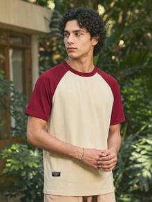 Whitmere Men's Shirt, Urban Casual Color Block, Relaxed Fit, Spring Summer - Multicolor - View 1