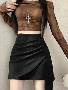 Women Skirts - Black - View 1