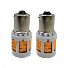 2pcs Super Bright 1156 1157 LED Dual Color Switchable Bulbs, White/Red/Yellow, Suitable For Universal Car Turn Signal, Brake, Parking, Reverse Lights, And Indoor Lighting - 1156 - View 16