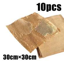 Giấy gói dạng tổ ong 30cm x 20m, có thể thay thế màng bọc bong bóng, thích hợp cho việc đóng gói vận chuyển, xử lý hàng hóa. Cuộn màng bọc bong bóng bảo vệ. - nhiều màu - Xem 14